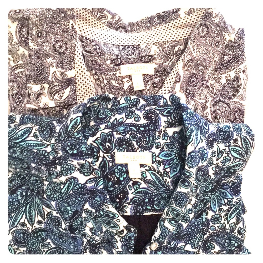 (2) Talbots blouses 👚.